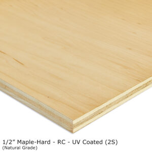 1/2" UV Coated Maple Plywood