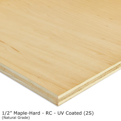 1/2" UV Coated Maple Plywood