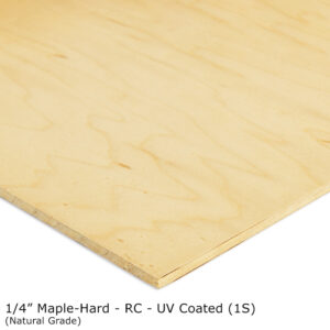 1/4" UV Coated Maple Plywood