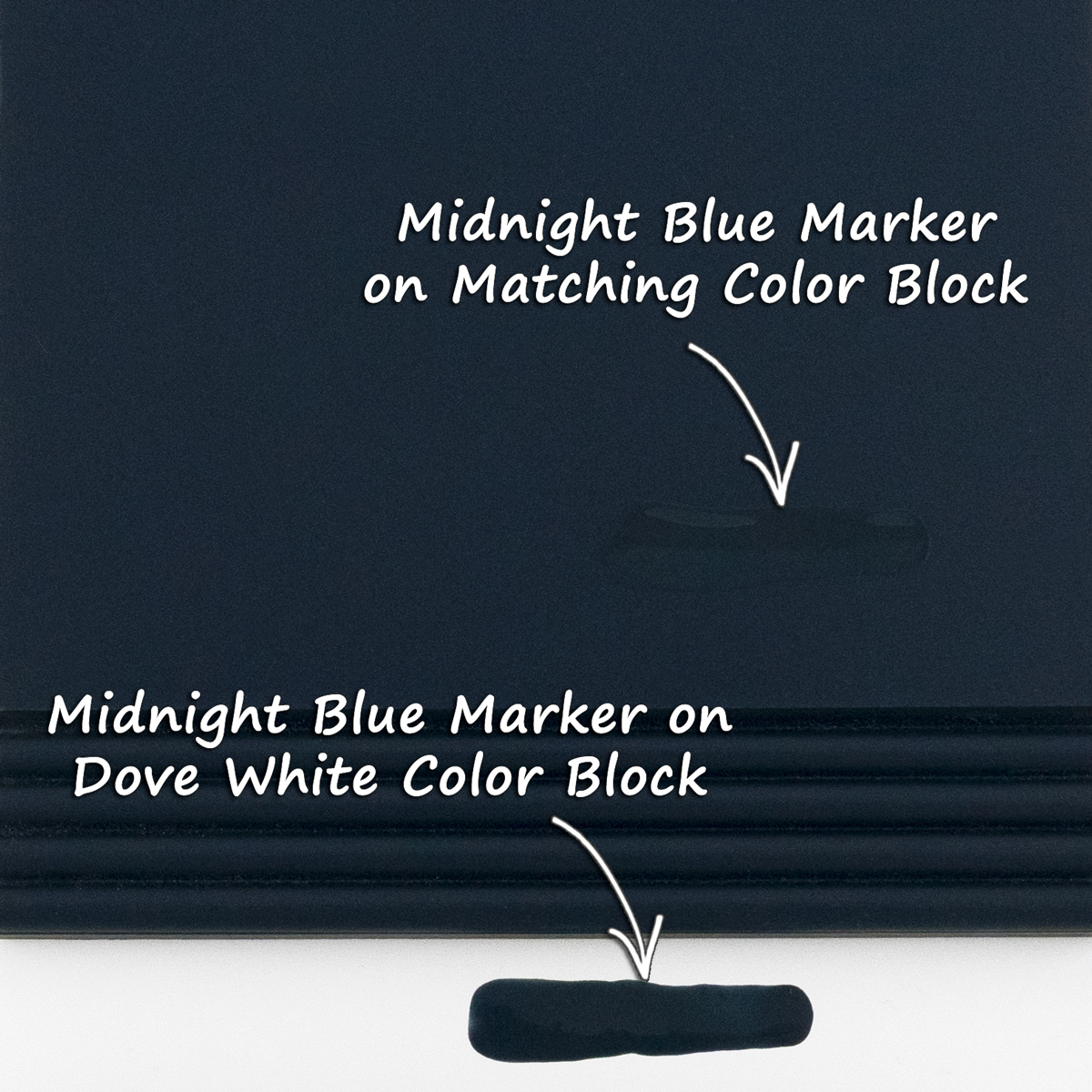 Midnight Blue Touch-Up Marker Example