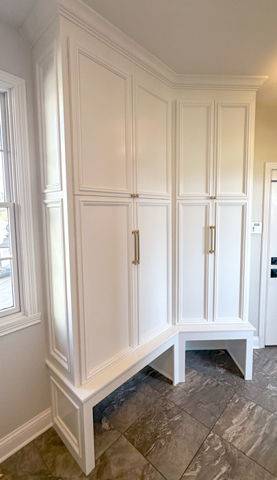 Built in Hall Cabinets with Storage